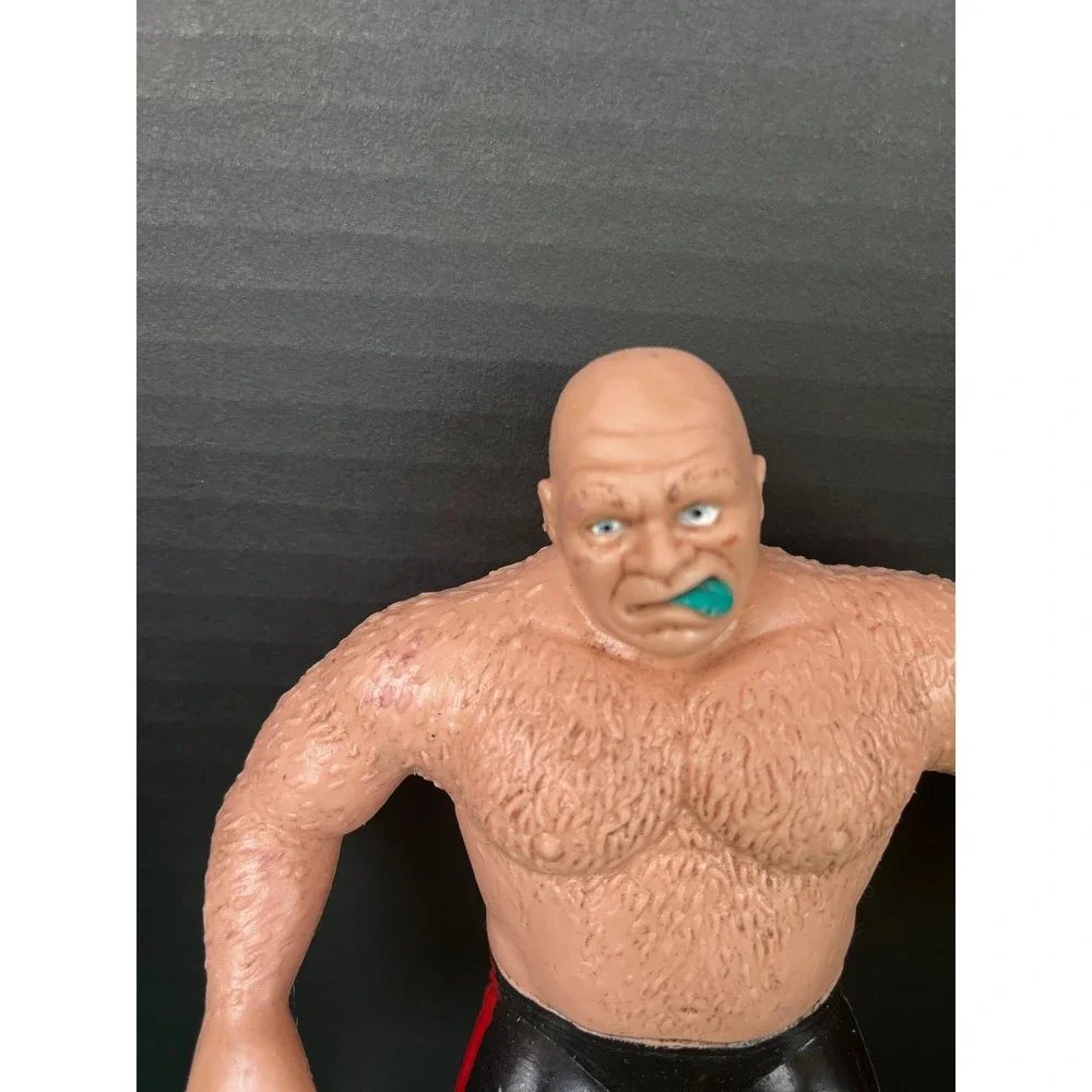 Vintage 1985 LJN WWF George The Animal Steele Wrestling Action Figure Rubber 8in